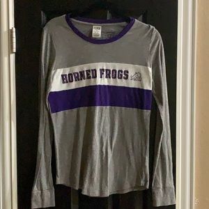 Victoria’s Secret Pink TCU long sleeve t